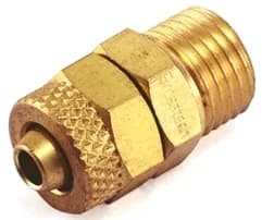 Male PU Connecter Brass